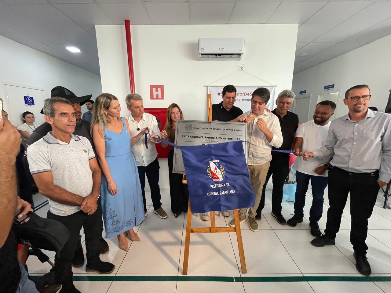 Governo de Minas, por meio da Hemominas, inaugura PACE em Coronel Fabriciano